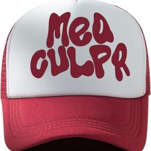Mea Culpa Trucker Hat – Red