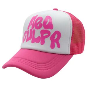 Mea Culpa Trucker hat – Pink