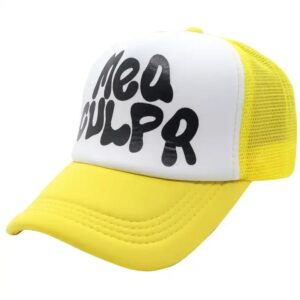 Mea Culpa Trucker hat – Yellow